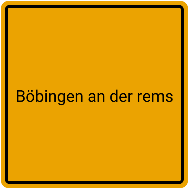 Meldebestätigung Böbingen an der Rems